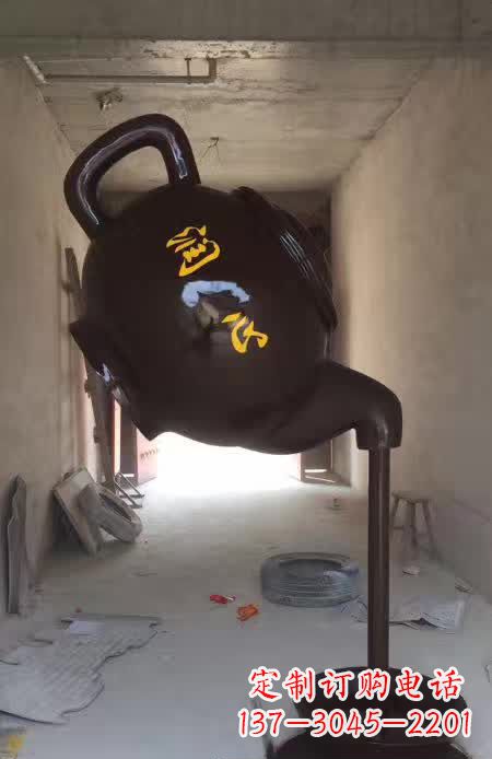 河南茶壶景观铜雕