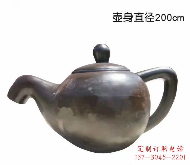 河南青铜茶壶雕塑——彰显传统文化的艺术精髓