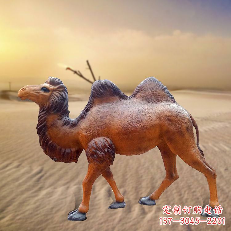 河南仿古茶马古道骆驼雕塑的精美绝伦