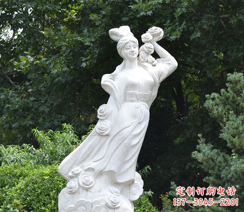 河南嫦娥奔月石雕绝美之作
