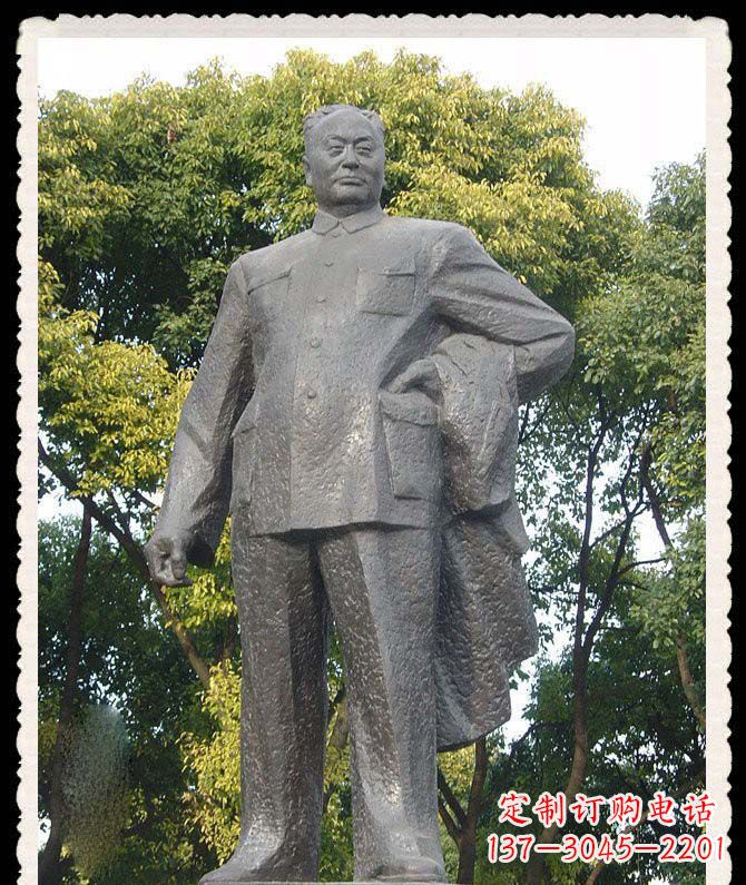 河南陈毅将军铜雕