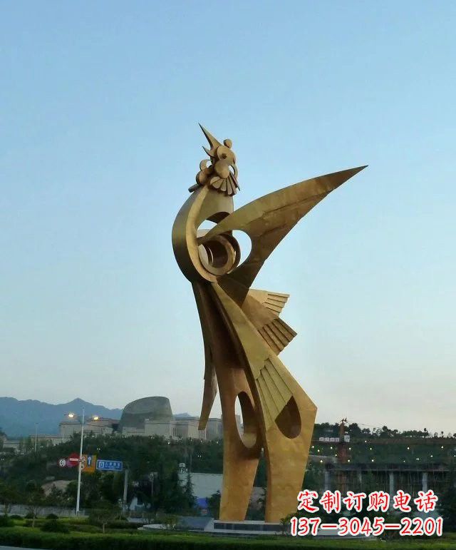 河南凤凰展翅,给城市增添灵动之美