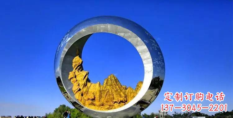 河南月亮雕塑——城市的美丽装饰