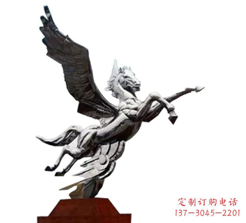 河南马雕塑不锈钢雕塑的精美绝伦