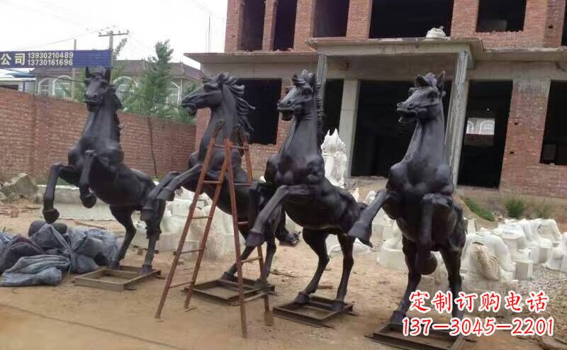 河南城市广场战马铜雕摆件 (4)