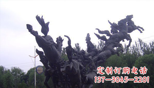 河南马雕塑精美绝伦的艺术品