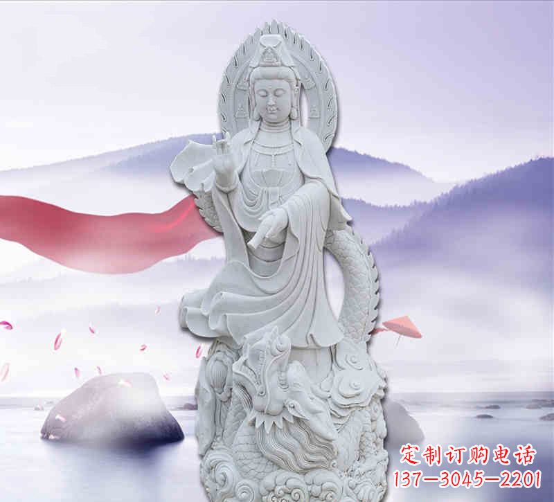 河南乘龙观音石雕