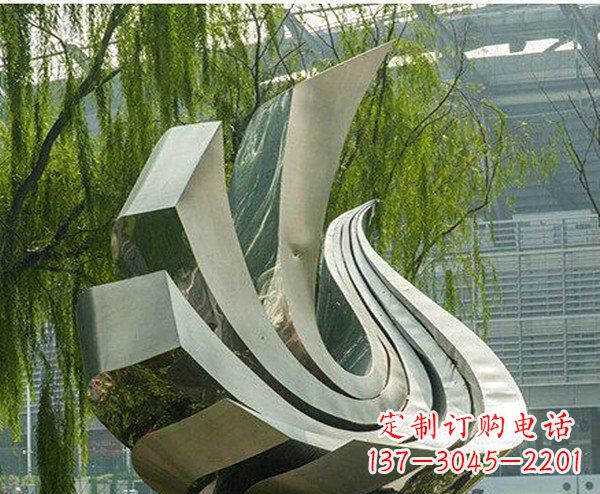 河南抽象鸽子不锈钢动物雕塑