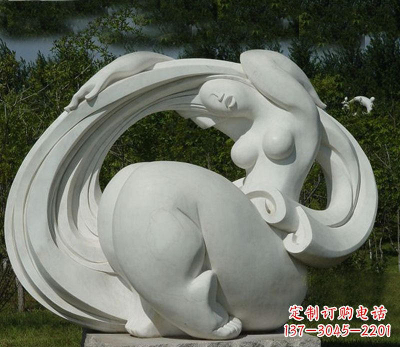 河南抽象美女石雕