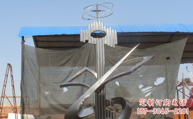 河南引领校园文化的钥匙雕塑