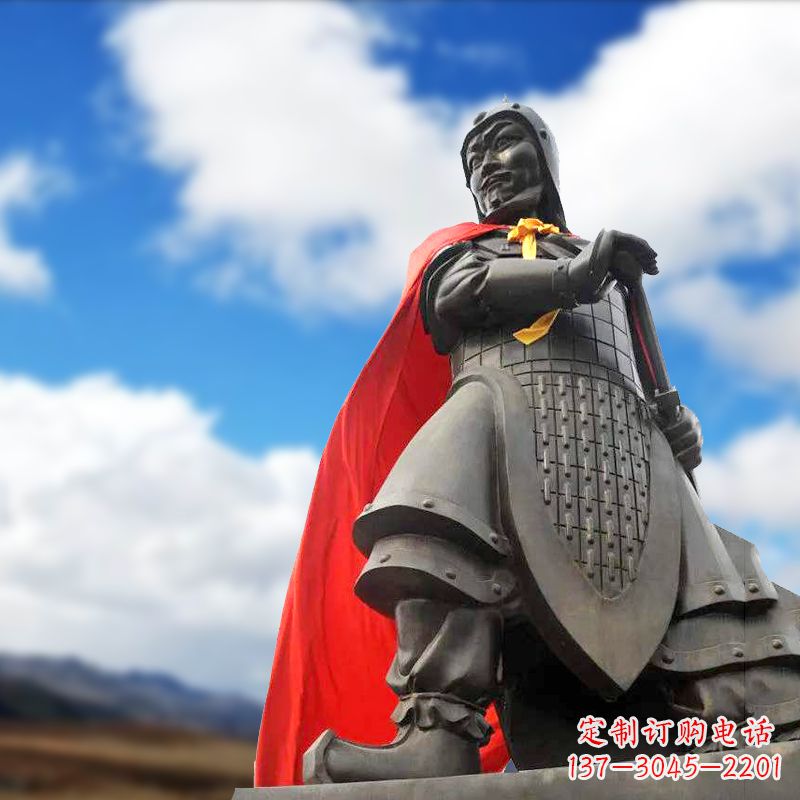 河南楚霸王项羽雕塑-景区景点历史名人古代帝王雕像
