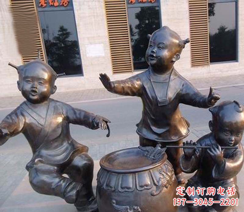 河南儿童铜雕——传承精神家园的艺术瑰宝