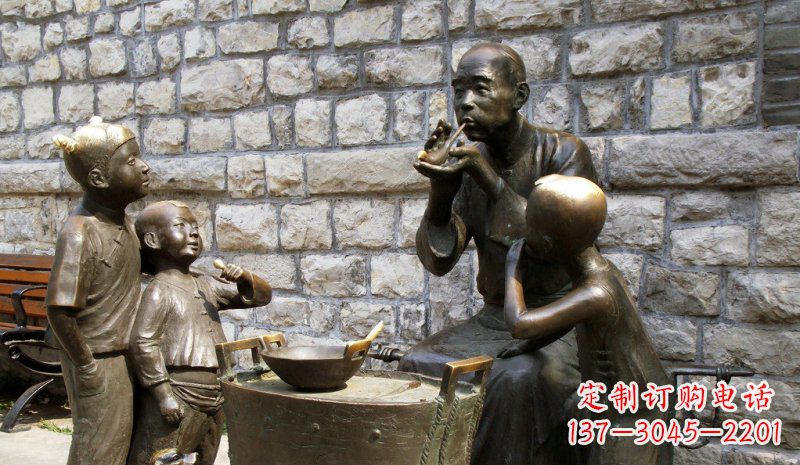 河南糖果街的精美雕塑