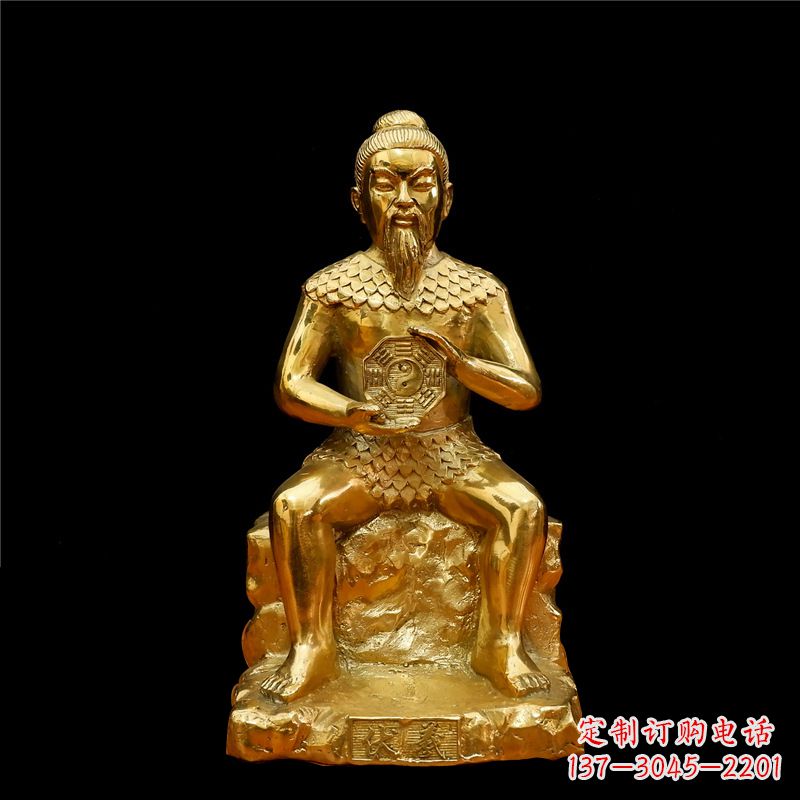 河南伏羲大帝神像汇聚古老文明中的象征