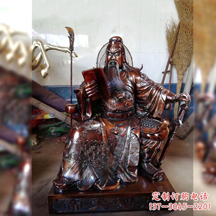 河南关公雕塑传承中华文化的珍贵标志