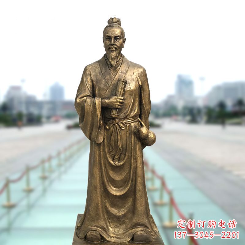 河南铜雕艺术张仲景的精神实践