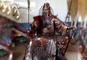 河南关公雕塑传承中华文化的珍贵标志