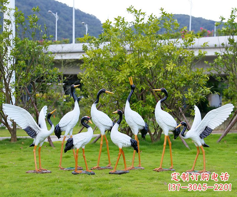 河南仙鹤雕塑传承中国文化精髓