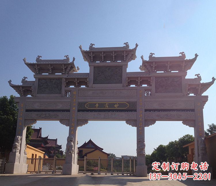 河南牌坊雕塑——传承民间艺术的精髓