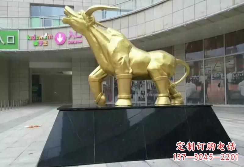 河南大黄牛铜雕