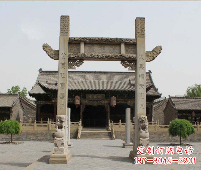 河南大理石牌楼雕塑——艺术精粹