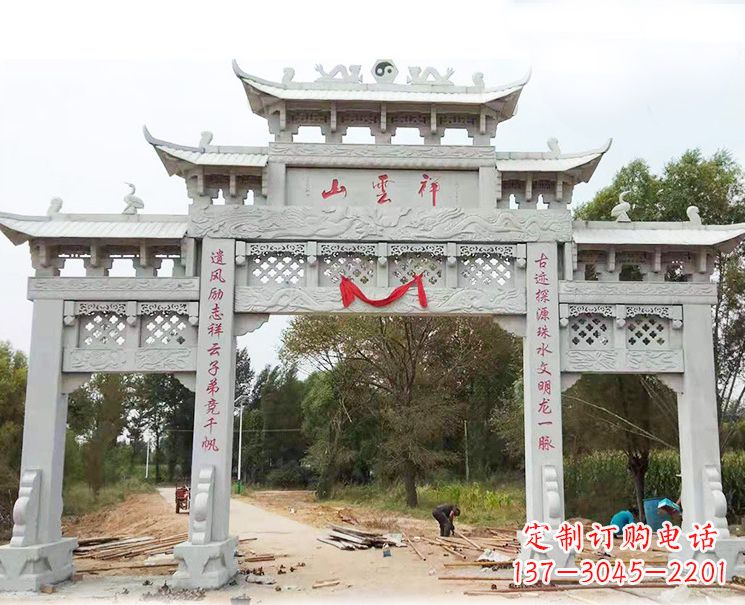 河南大理石牌坊雕塑