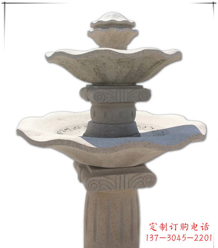 河南大理石多层喷泉石雕精美绝伦的艺术形式