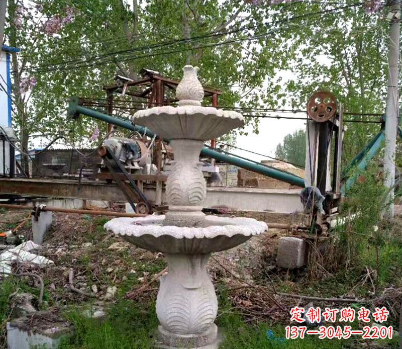 河南大理石多层喷泉石雕雕塑艺术的精美之作