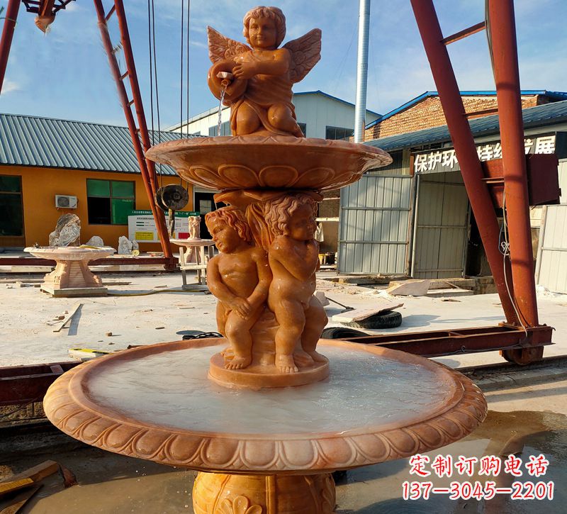 河南大理石风水球雕塑传承古老文化