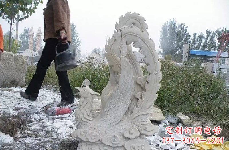 河南凤凰雕塑传承瑰丽的古老文化