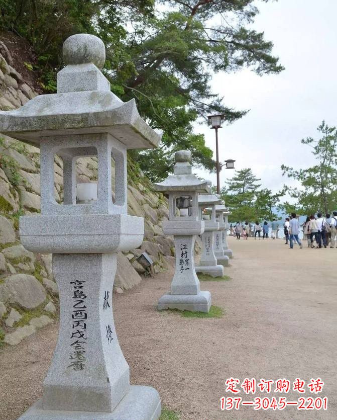 河南大理石古代宫灯
