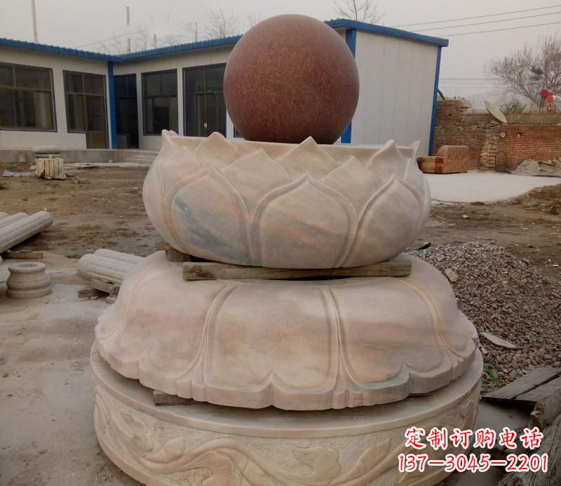 河南大理石风水球雕塑