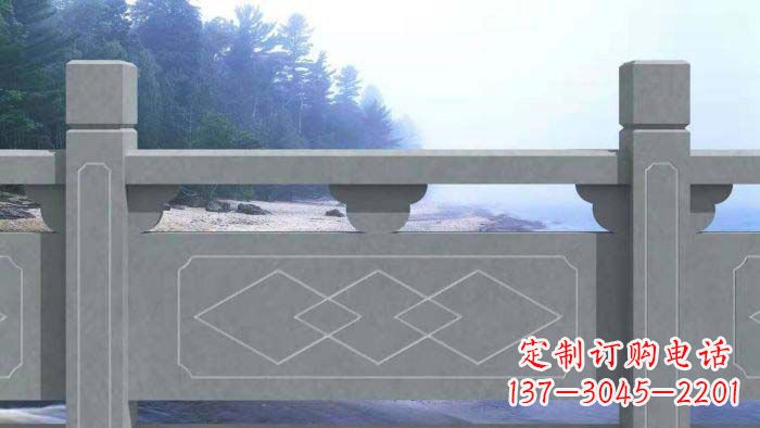 河南大理石护城河栏板石雕 (2)