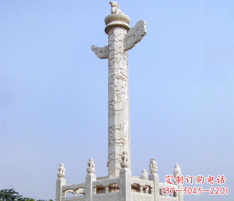 河南大理石华表雕塑