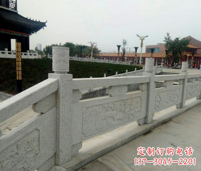 河南大理石景区栏板石雕_1