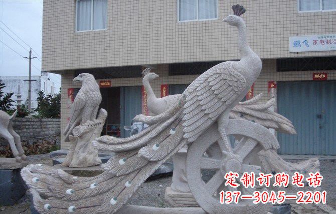 河南大理石孔雀石雕塑