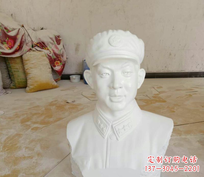 河南大理石雷锋石雕