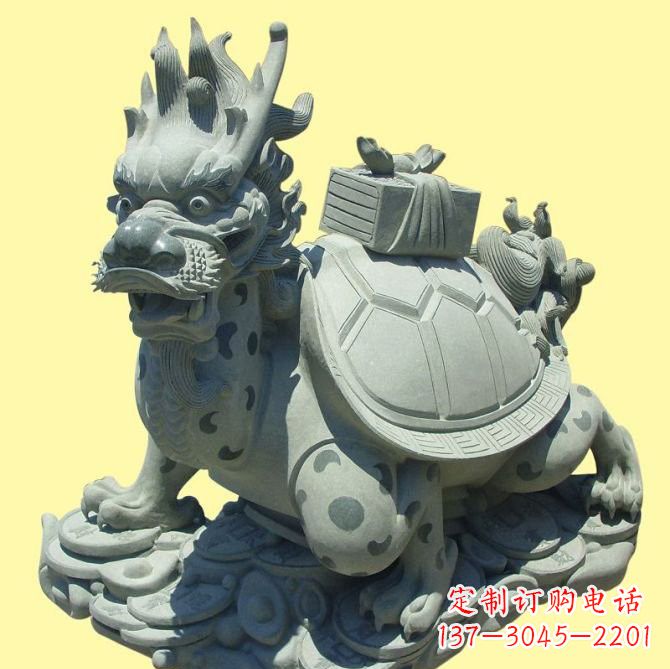 河南大理石龙龟雕塑