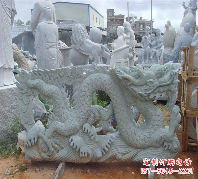 河南大理石龙石雕