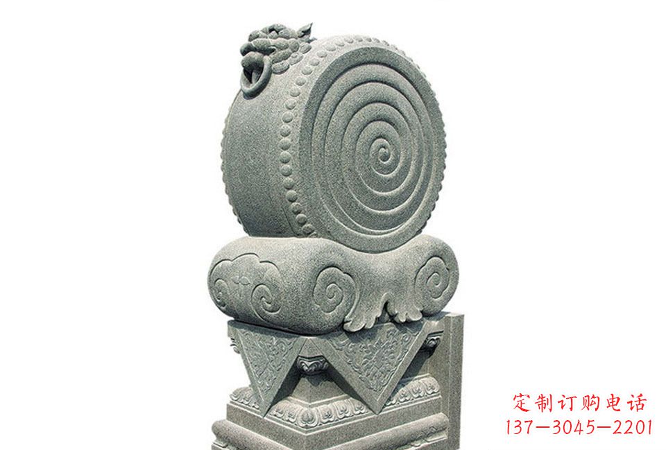 河南门墩招财石雕