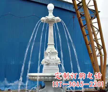 河南精致大理石喷泉雕塑