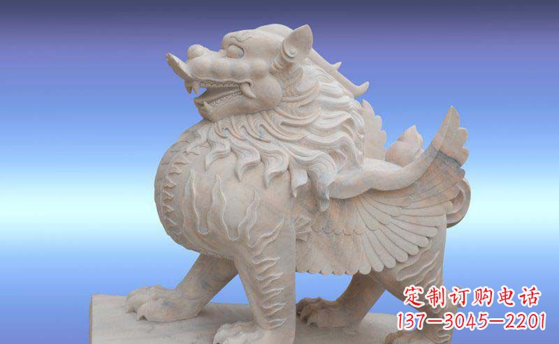 河南大理石貔貅雕塑神兽石雕