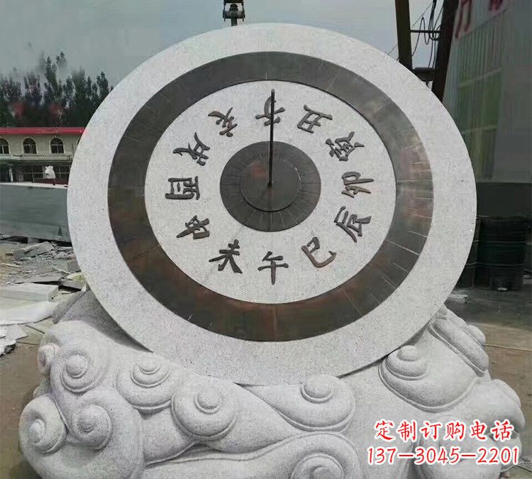 河南大理石十二时辰日晷雕塑