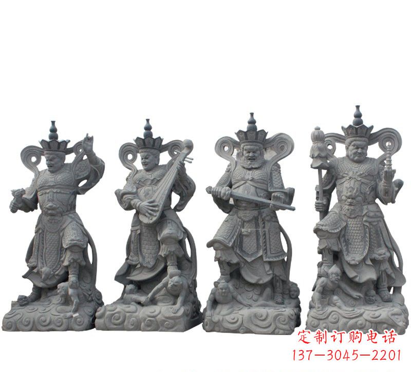 河南四大天王大理石雕塑