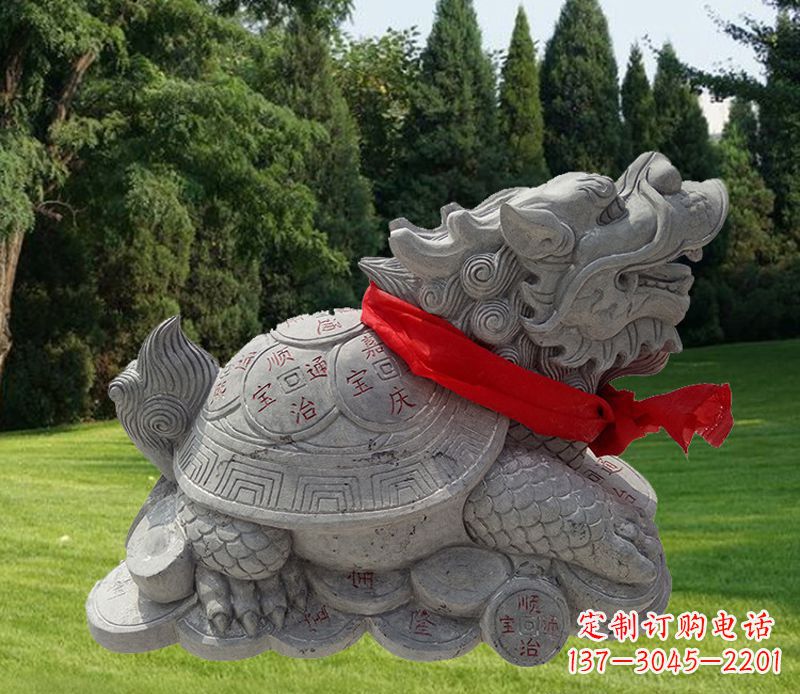 河南古典铜质龙雕塑
