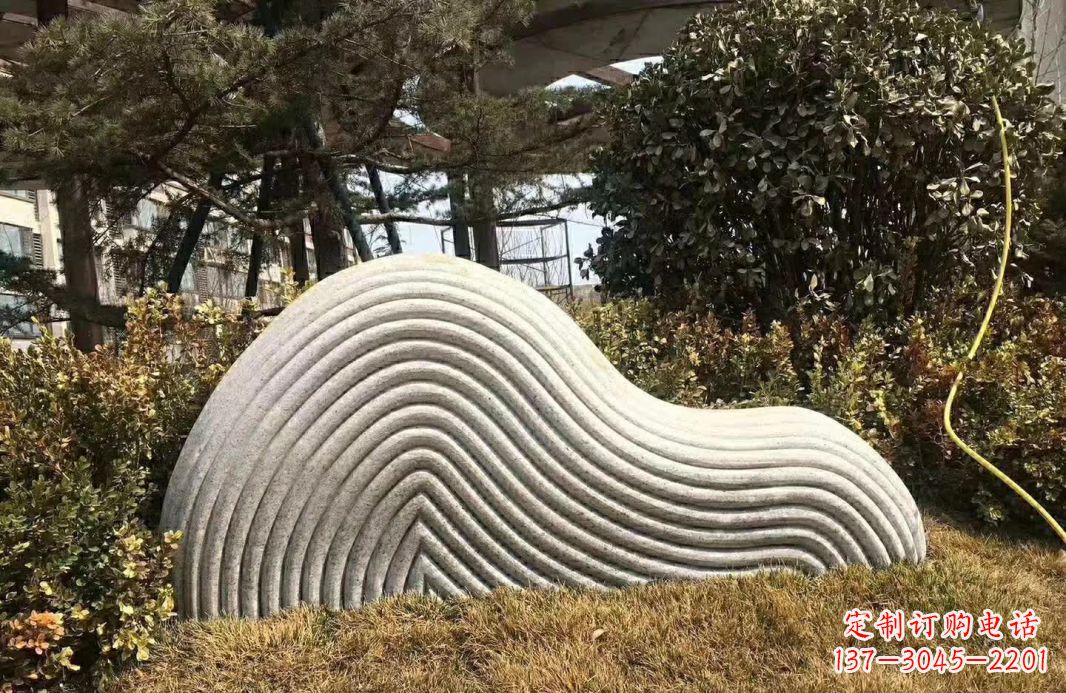 河南高雅大理石纹理假山雕塑