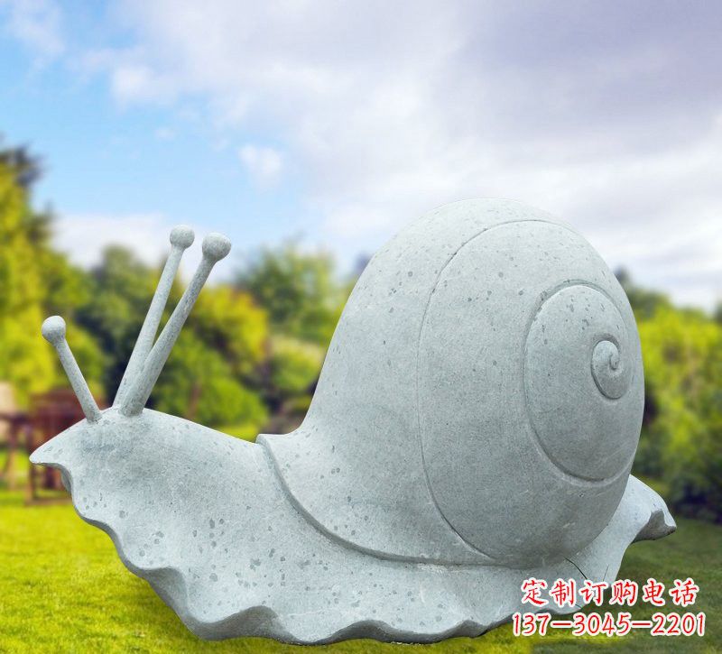 河南大理石蜗牛石雕