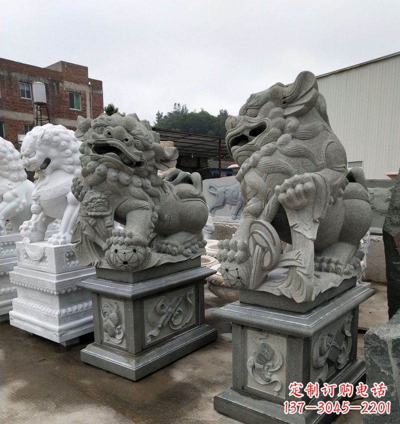 河南大理石南方狮子雕塑