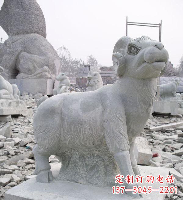 河南大理石羊雕塑