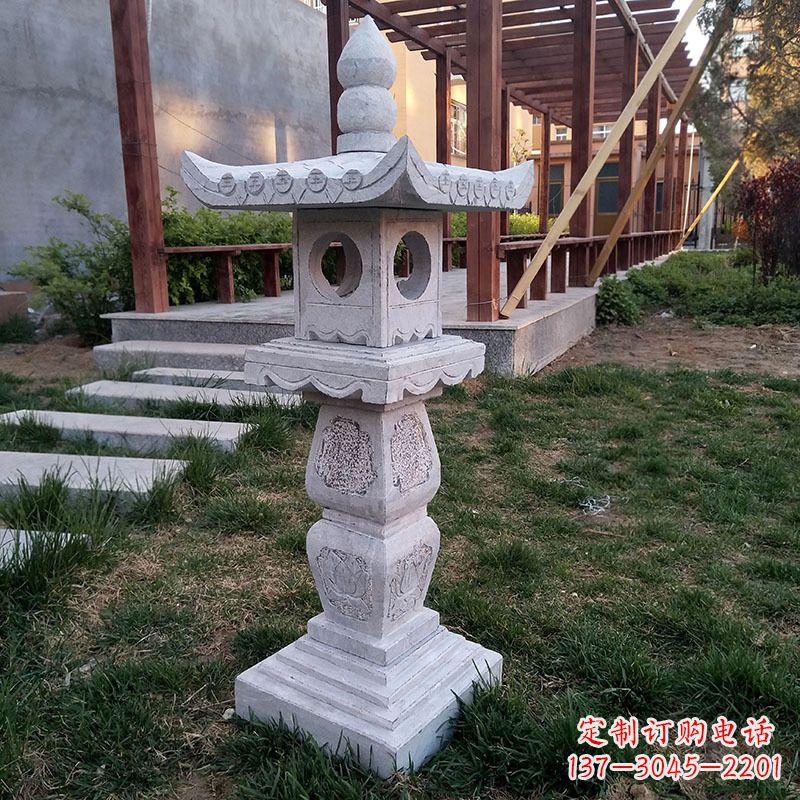 河南大理石灯笼雕塑
